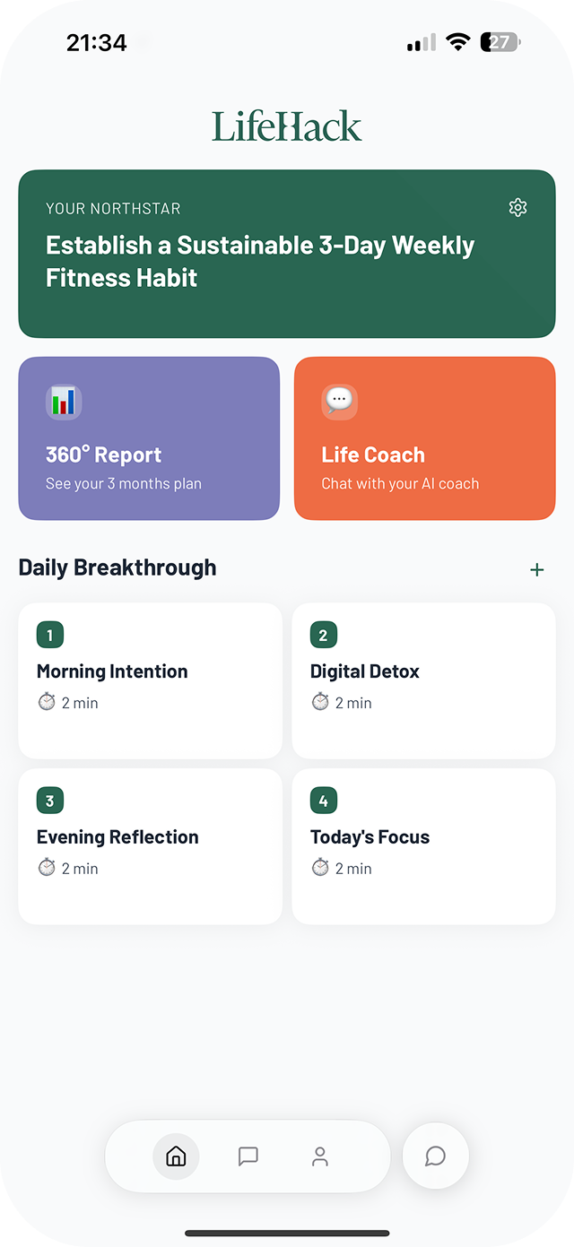 LifeHack iOS app